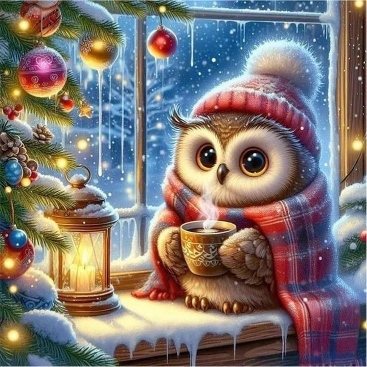 DIY Diamond Painting Kits - Owl