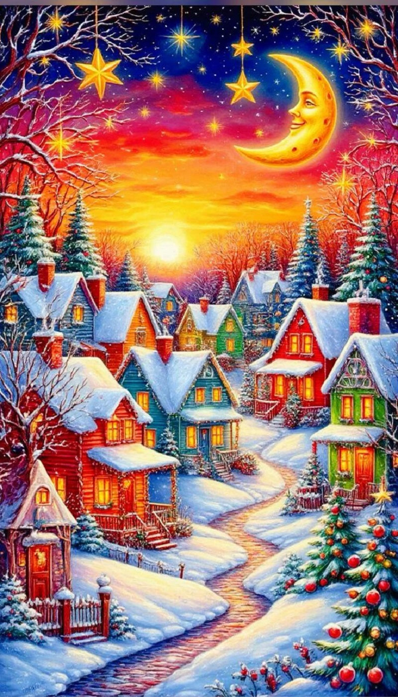 DIY Diamond Painting Kits - Fairy Tale Town