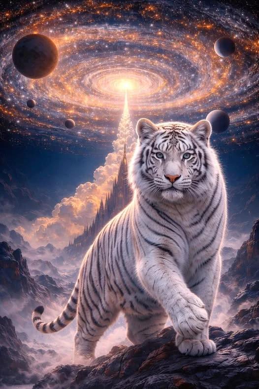 DIY Diamond Painting Kits - White Tiger
