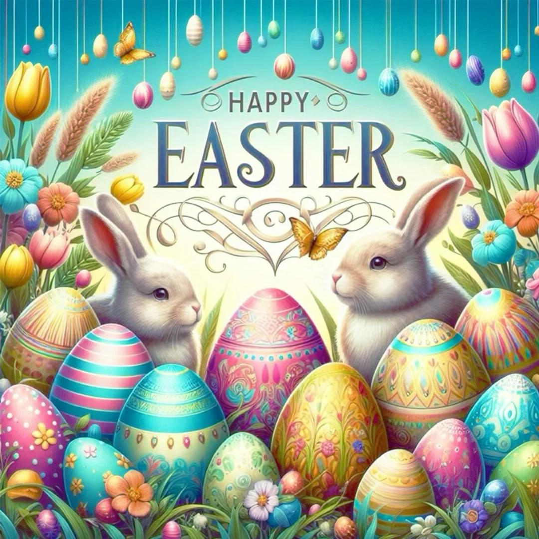 DIY Diamond Painting Kits - Happy Easter