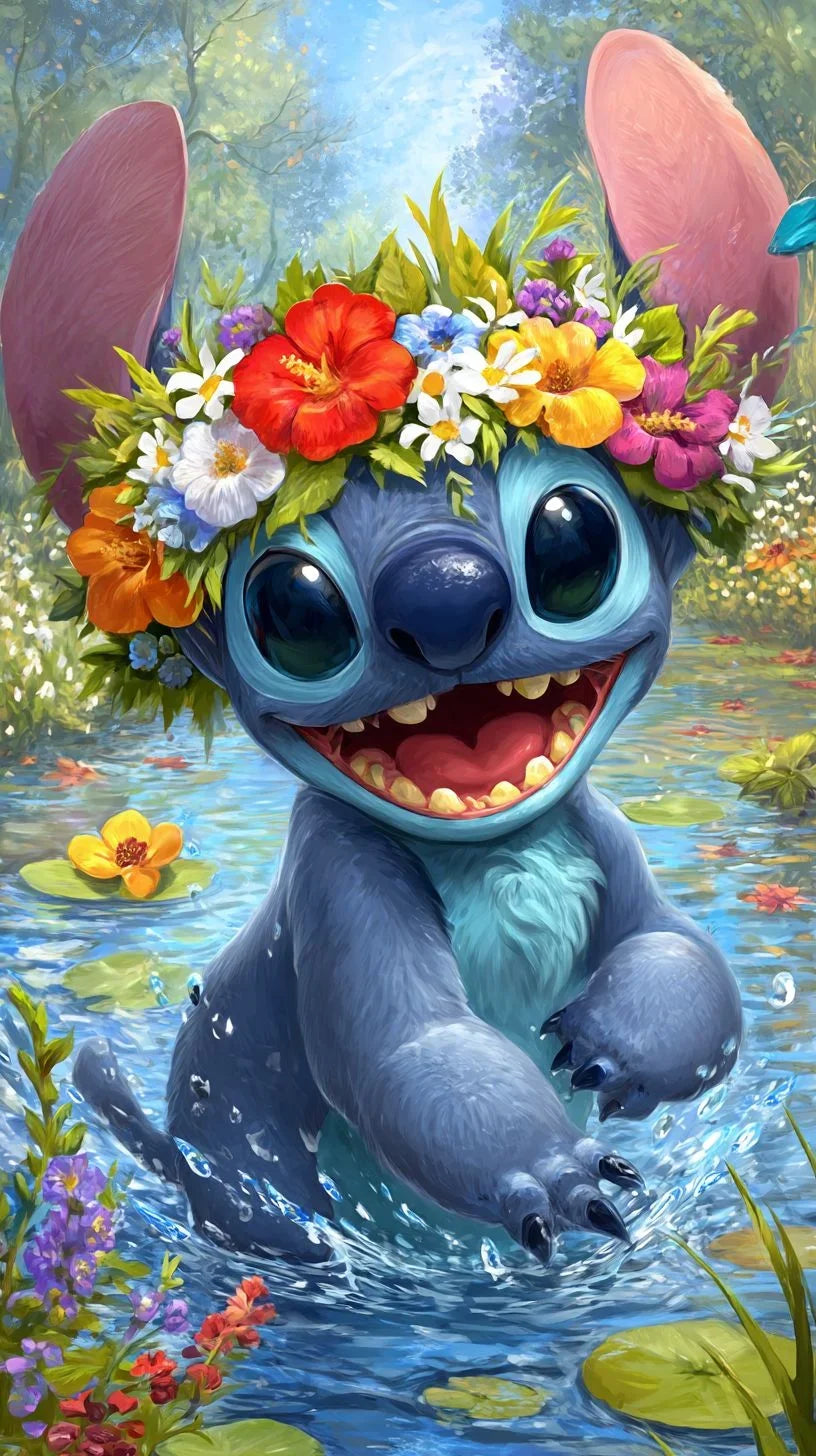 DIY Diamond Painting Kits - Cartoon Stitch