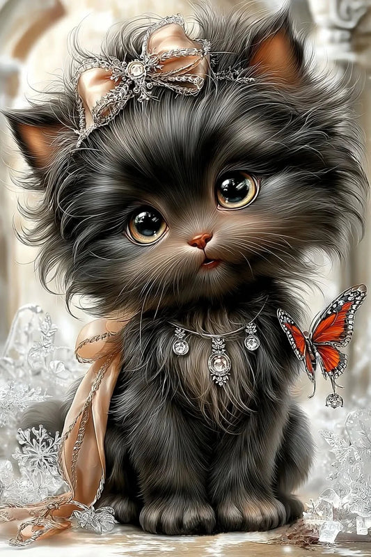 DIY Diamond Painting Kits - Cute Kitten