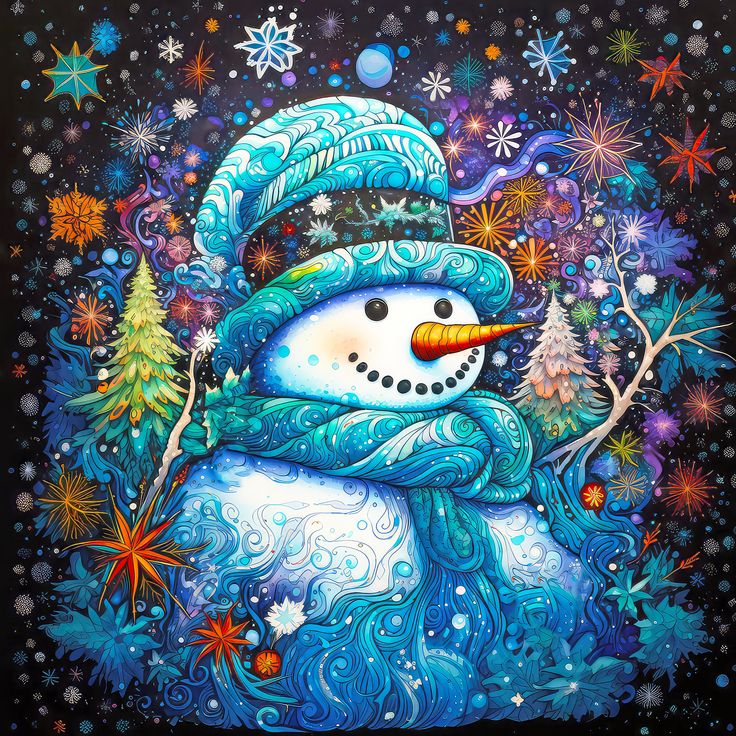 DIY Diamond Painting Kits - Snowman