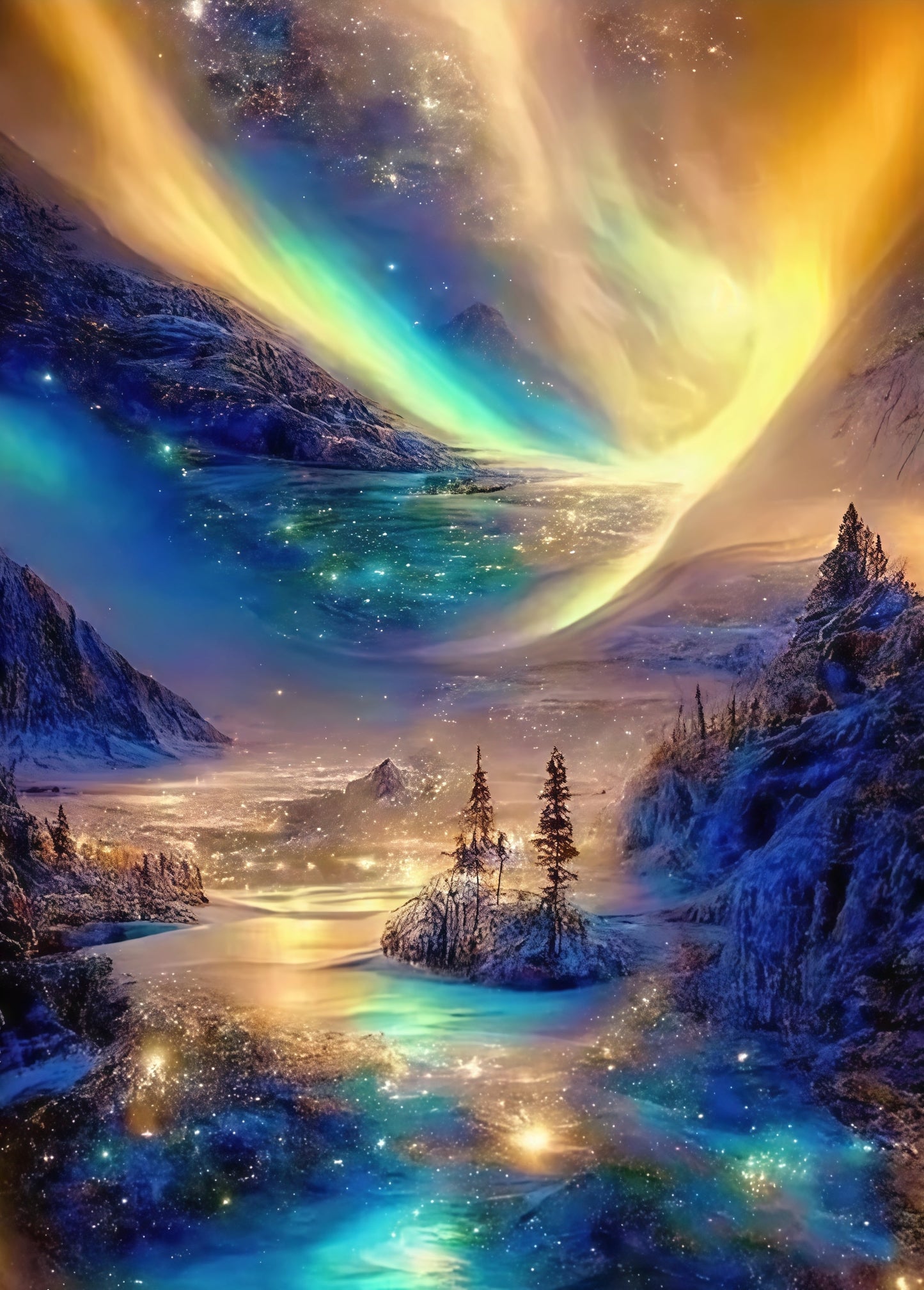 DIY Diamond Painting Kits - Aurora View