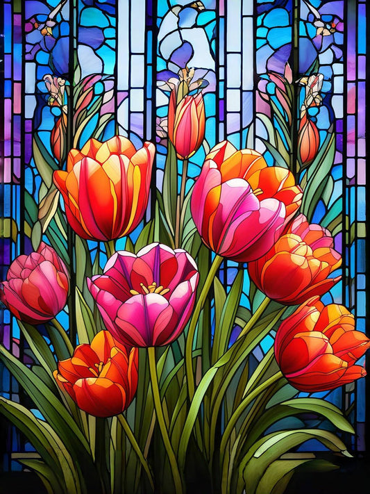 DIY Diamond Painting Kits - Bloemen