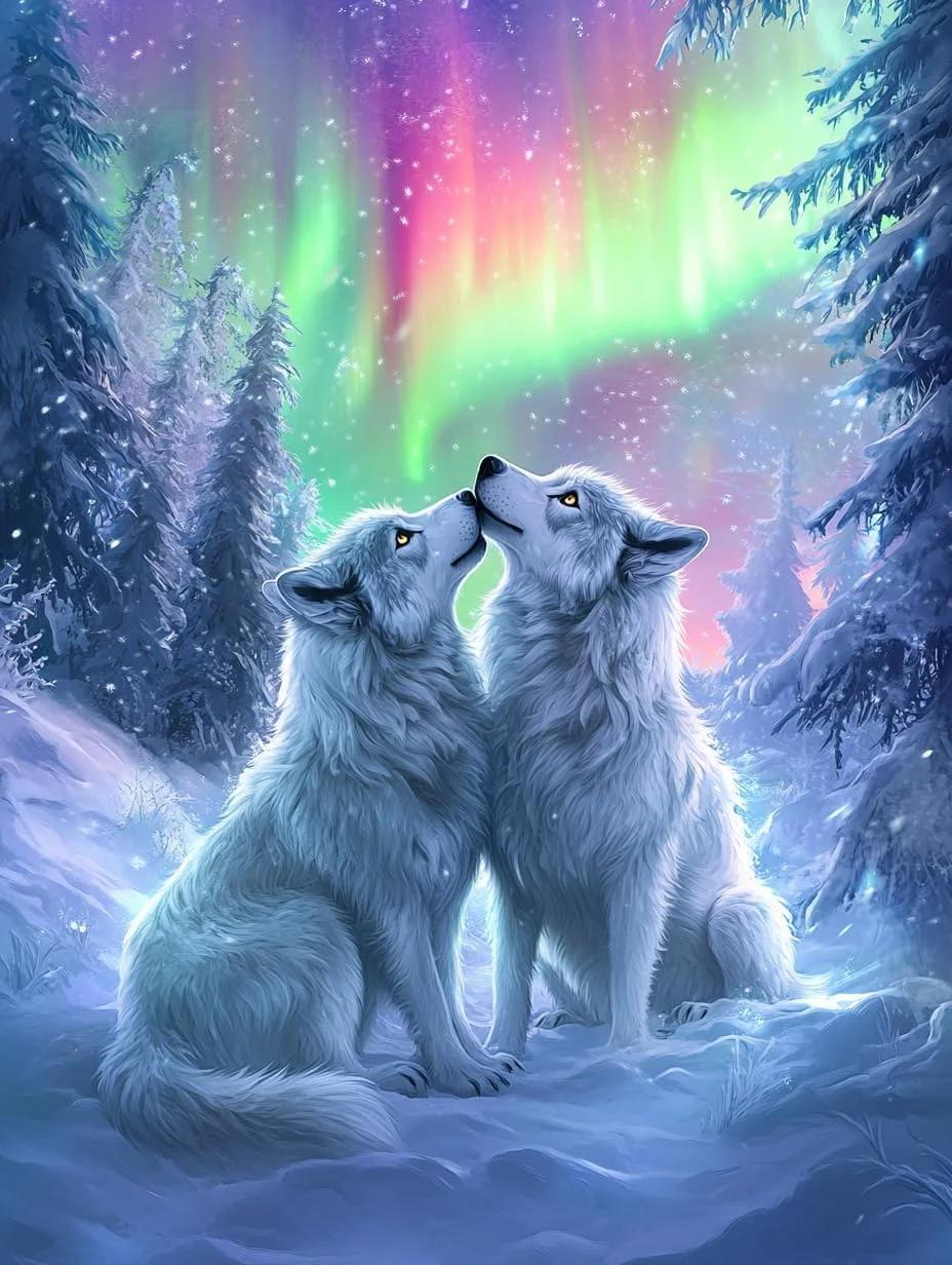 DIY Diamond Painting Kits - Wolves