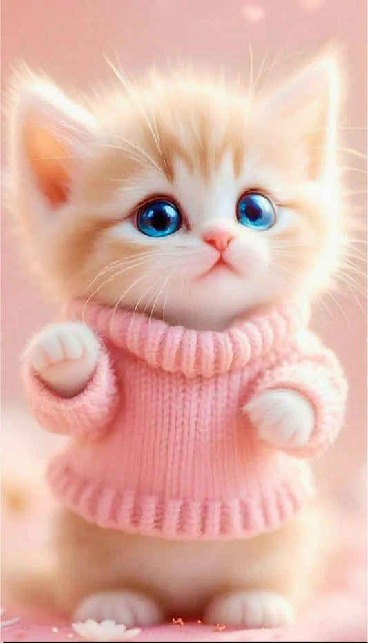 DIY Diamond Painting Kits - Cute Kitten
