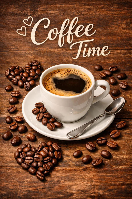 DIY Diamond Painting Kits - Coffee Time
