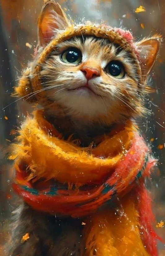 DIY Diamond Painting Kits - Kitten