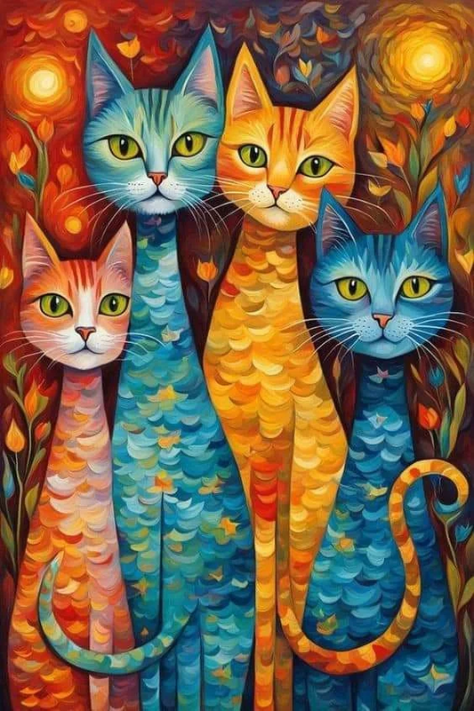 DIY Diamond Painting Kits - Kitten