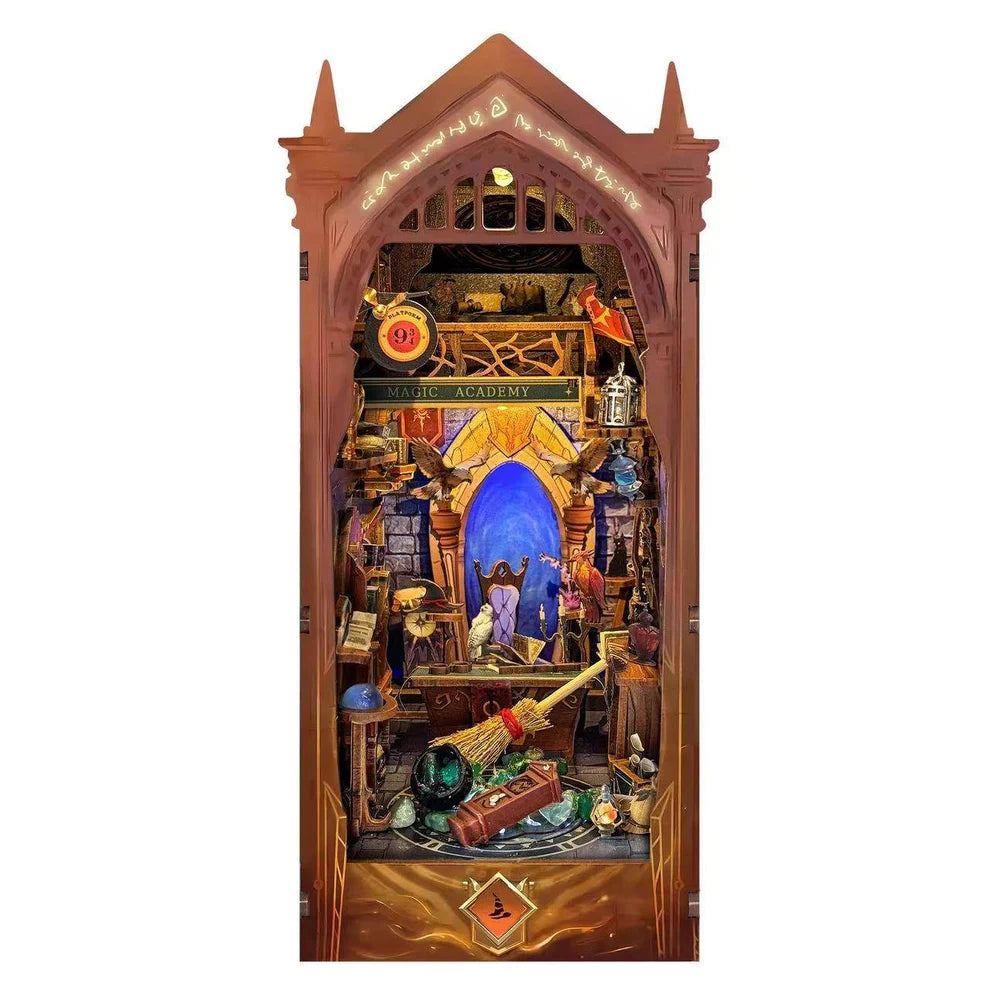 Magic Academy DIY Book Nook Kit (Magic Wand Included)