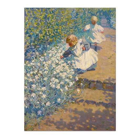 Painting By Numbers Kit The Flower-Picking Children