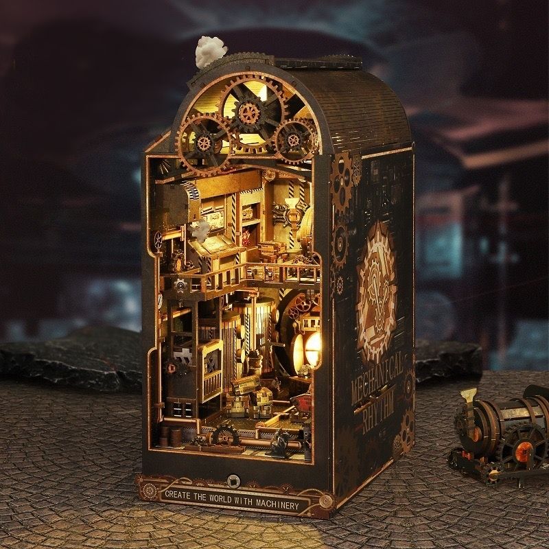 Steampunk World DIY Book Nook Kit