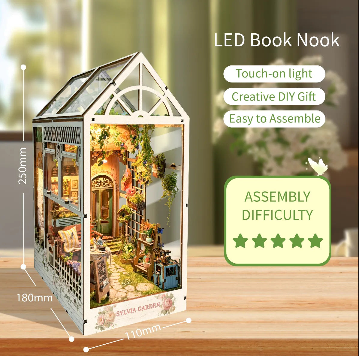 Sylvia Garden DIY Book Nook Kit