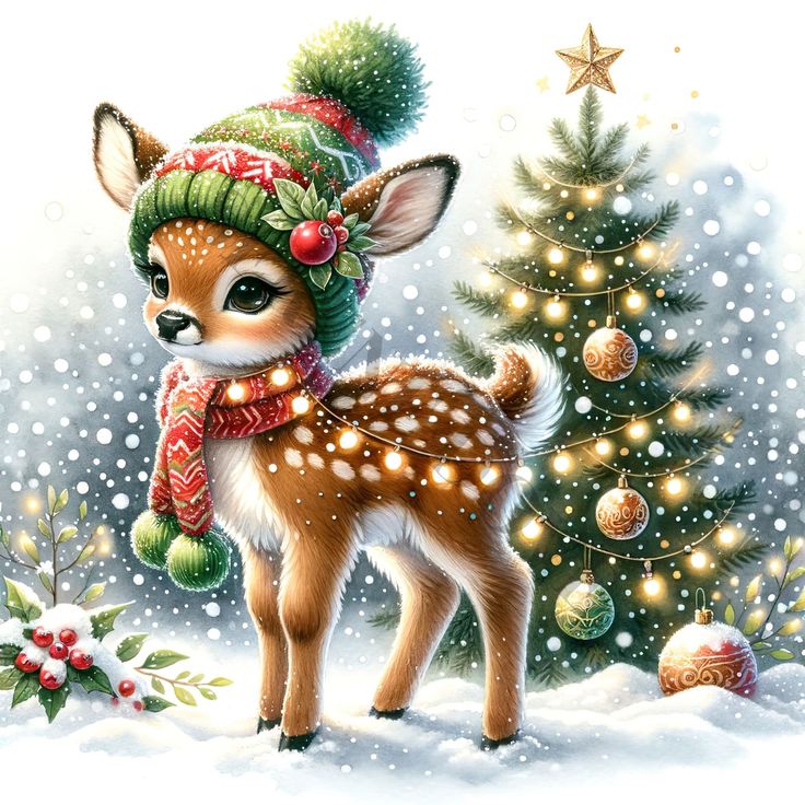 DIY Diamond Painting Kits - Christmas Deer