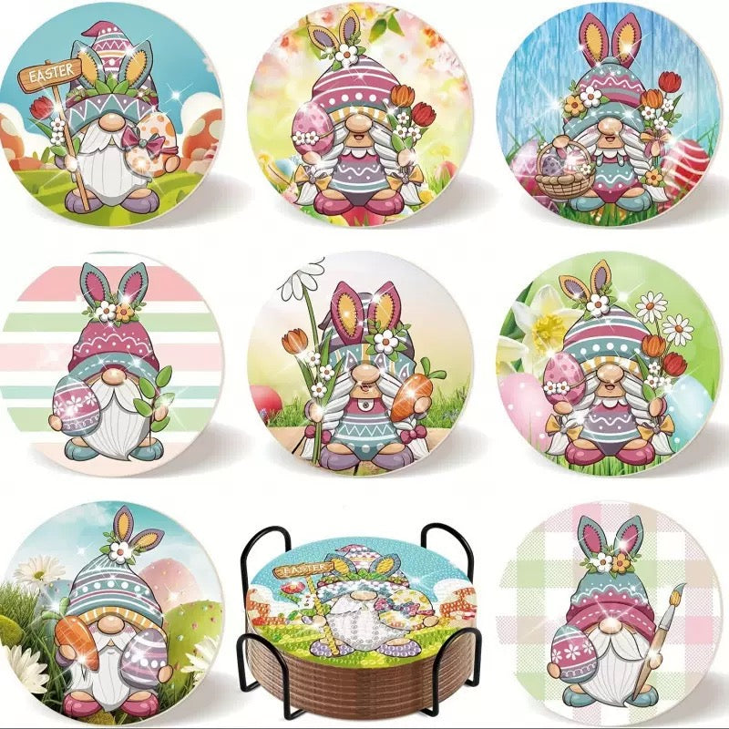 Goblin Diamond Painting Coasters 8Pcs