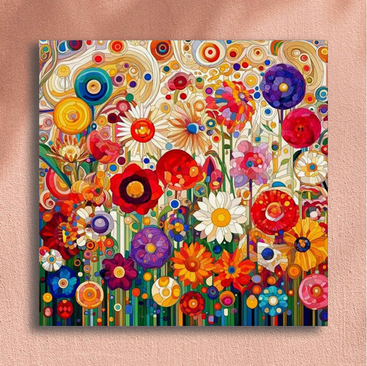 Painting By Numbers Kit - Abstract Flower