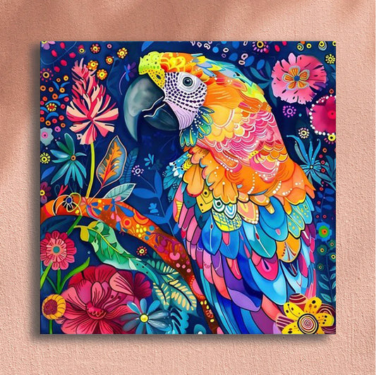 Painting By Numbers Kit - Parrot
