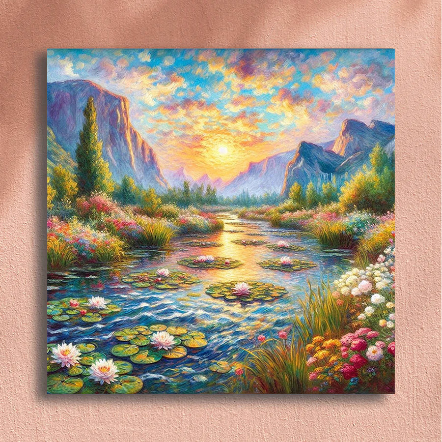 Painting By Numbers Kit - Beautiful Scenery