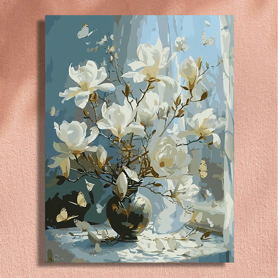 Painting By Numbers Kit - Flowers