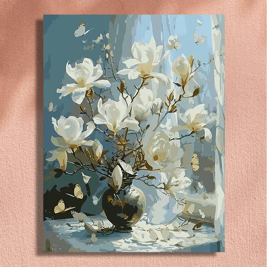 Painting By Numbers Kit - Flowers