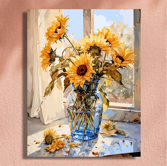 Painting By Numbers Kit - Sunflower