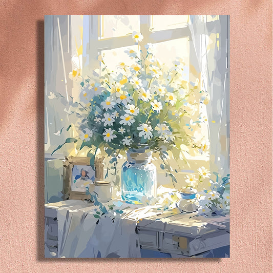 Painting By Numbers Kit - Flowers