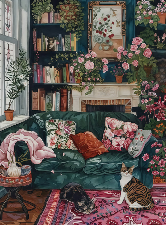DIY Diamond Painting Kits - Cats In The Room