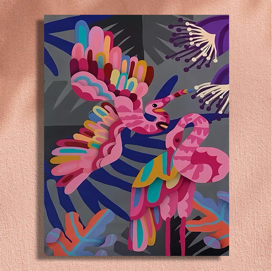 Painting By Numbers Kit - Abstract Bird