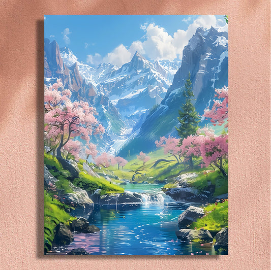 Painting By Numbers Kit - Beautiful Scenery