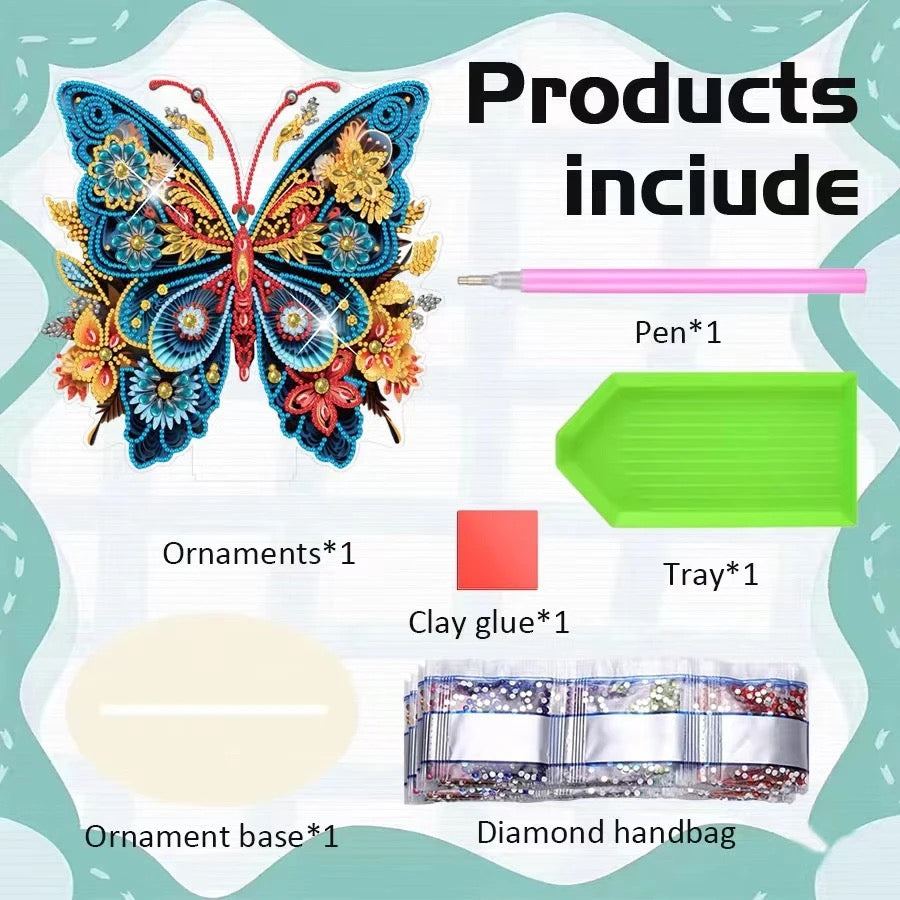 Diamond Painting Ornament - Butterfly