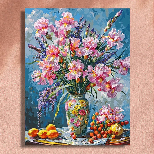 Painting By Numbers Kit - Flowers