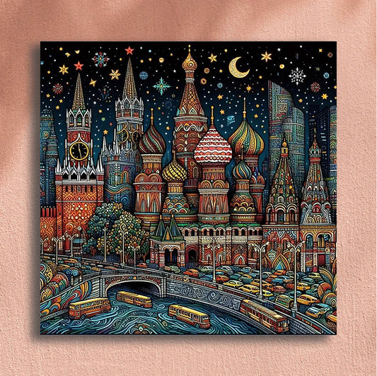 Painting By Numbers Kit - City Scenery