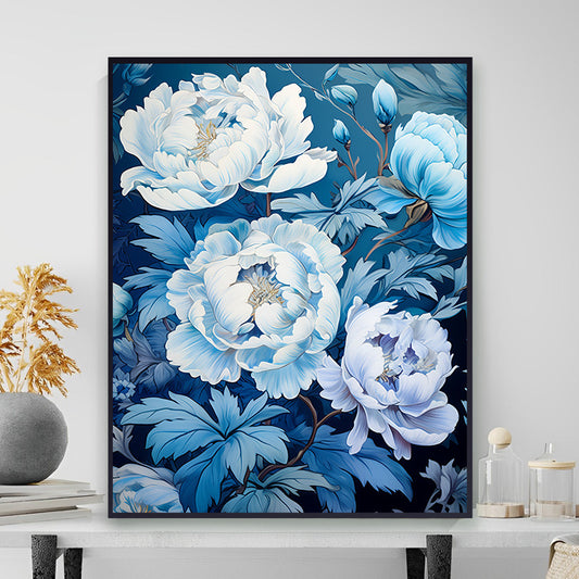 Painting By Numbers Kit - Flowers
