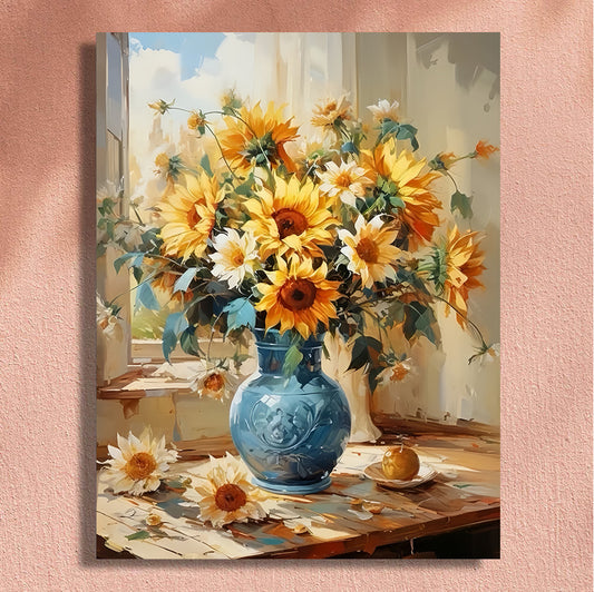 Painting By Numbers Kit - Flowers