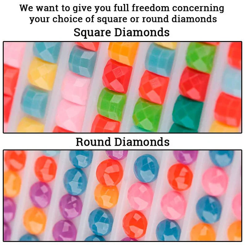DIY Diamond Painting Kit - Abstract