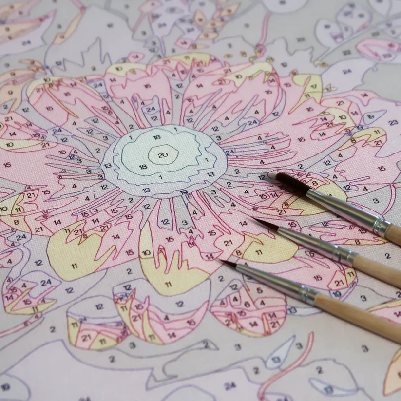 paint by numbers canvas