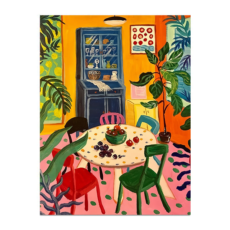 painting by numbers kit abstract cozy room
