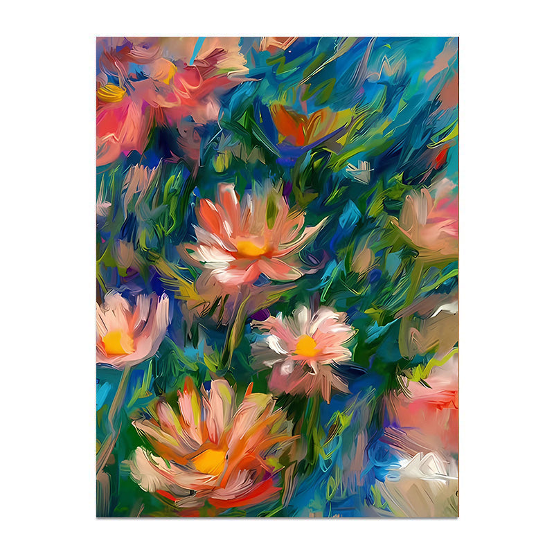 painting by numbers kit abstract flower
