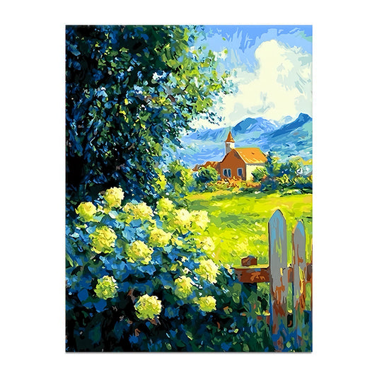 painting by numbers kit beautiful scenery