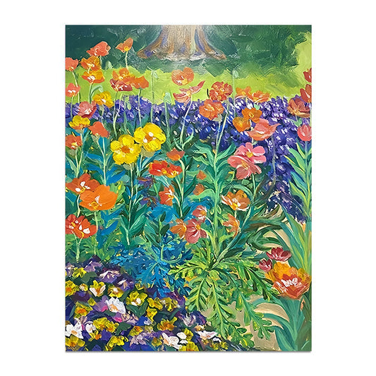 painting by numbers kit colorful flowers
