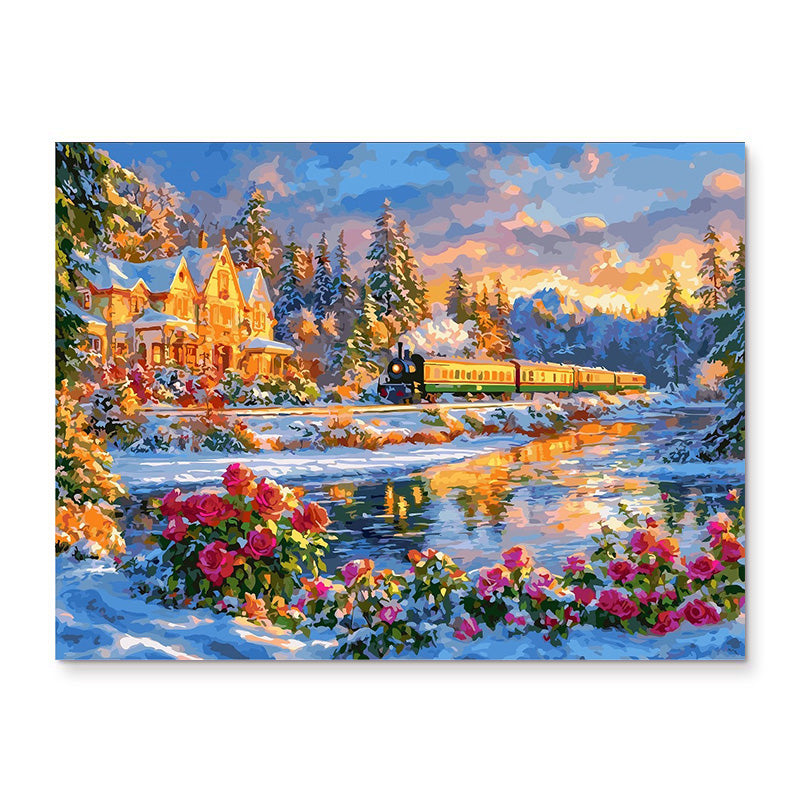 painting by numbers kit fantasy landscapes