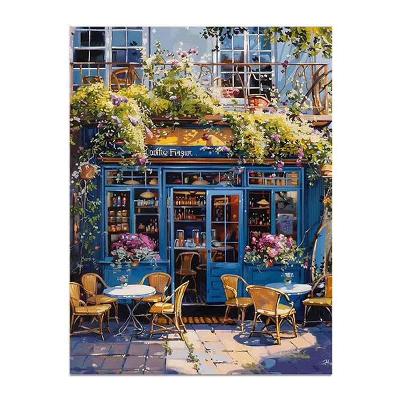 painting by numbers kit street view bar