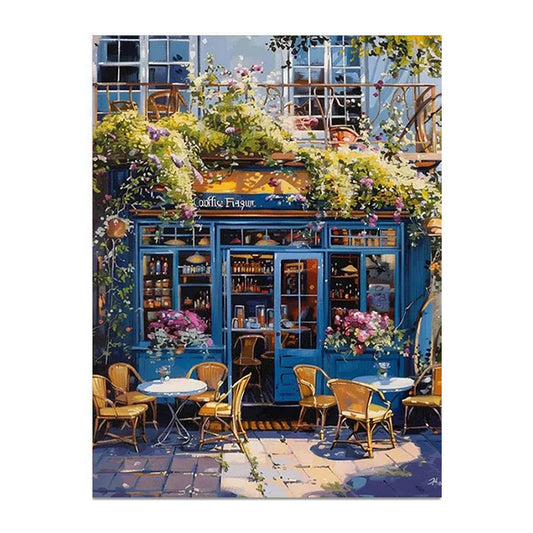 painting by numbers kit street view bar