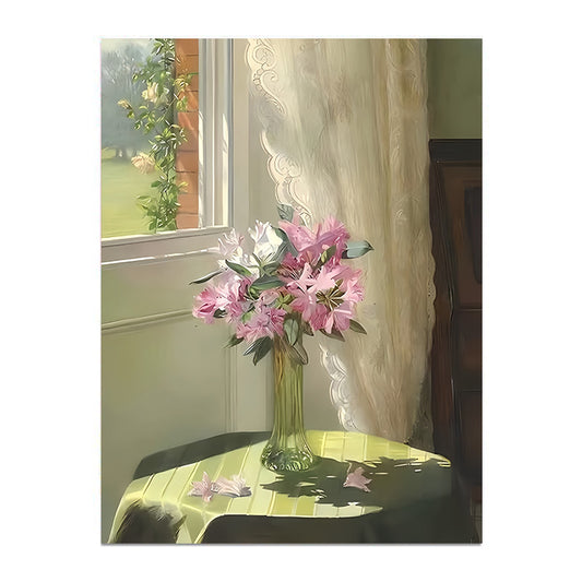 painting by numbers kit the vase on the table