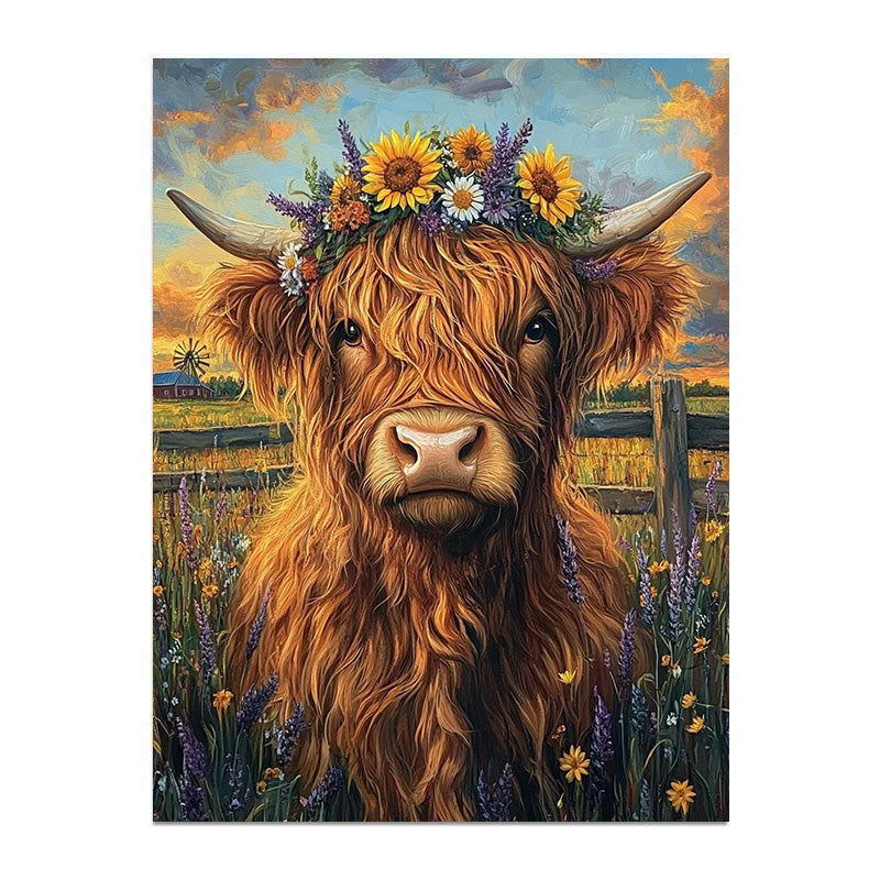 painting by numbers kit yak